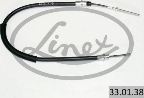 Linex 33.01.38 - Cablu, frana de parcare parts5.com