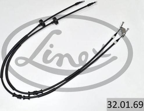 Linex 32.01.69 - Cablu, frana de parcare parts5.com