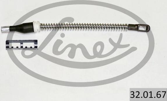 Linex 32.01.67 - Cable, parking brake parts5.com