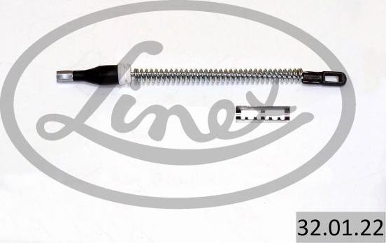 Linex 32.01.22 - Cablu, frana de parcare parts5.com