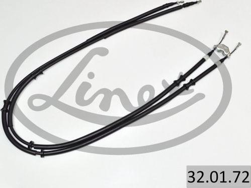 Linex 32.01.72 - Cablu, frana de parcare parts5.com