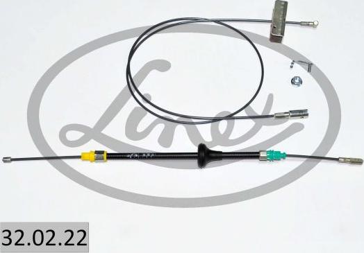 Linex 32.02.22 - Żażné lanko parkovacej brzdy parts5.com