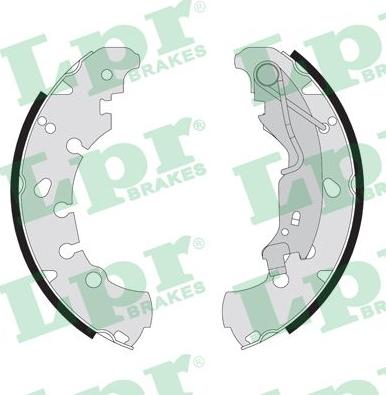 LPR 09090 - Fékpofakészlet parts5.com