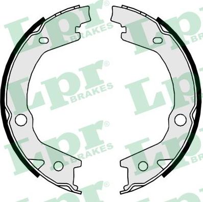 LPR 09800 - Brake Shoe Set, parking brake parts5.com