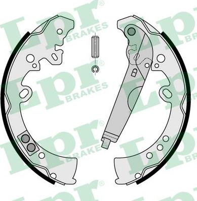 LPR 09205 - Set saboti frana parts5.com