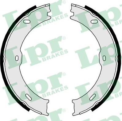 LPR 09710 - Brake Shoe Set, parking brake parts5.com