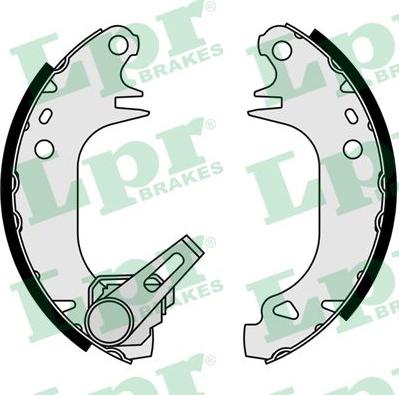 LPR 04930 - Brake Shoe Set parts5.com