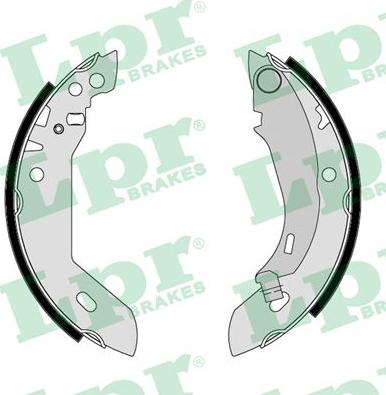 LPR 04480 - Fékpofakészlet parts5.com