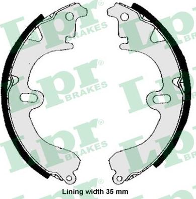 LPR 04530 - Set saboti frana parts5.com