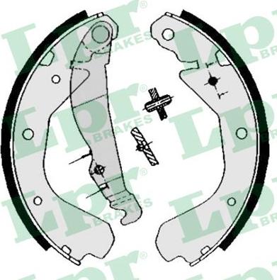 LPR 04640 - Set saboti frana parts5.com