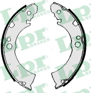 LPR 04630 - Set saboti frana parts5.com