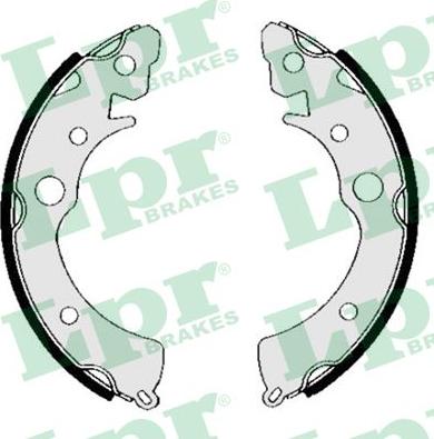 LPR 04810 - Fékpofakészlet parts5.com