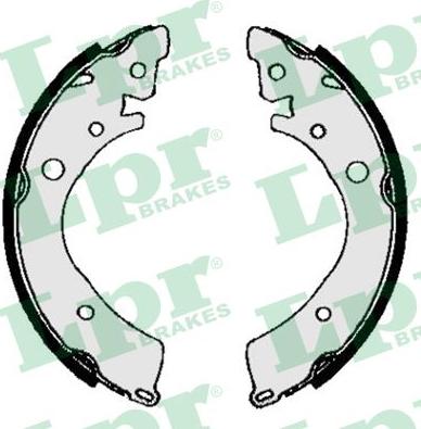 LPR 04350 - Brake Shoe Set parts5.com