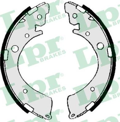 LPR 05360 - Fékpofakészlet parts5.com