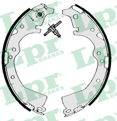 LPR 05290 - Jeu de mâchoires de frein parts5.com