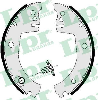 LPR 05780 - Set saboti frana parts5.com