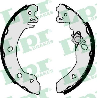 LPR 05770 - Brake Shoe Set parts5.com