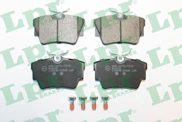 LPR 05P946 - Bremsbelagsatz, Scheibenbremse parts5.com