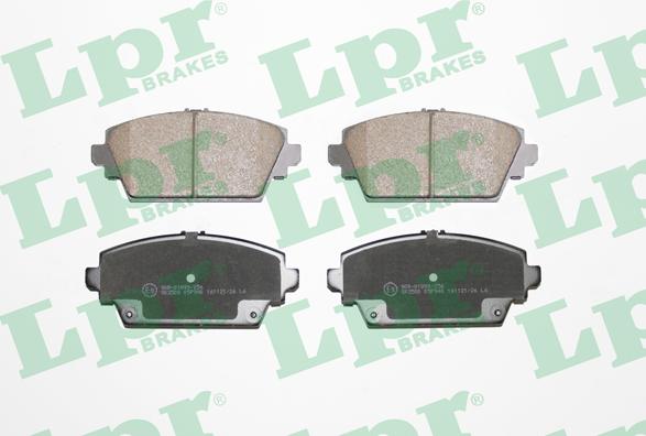 LPR 05P940 - Brake Pad Set, disc brake parts5.com