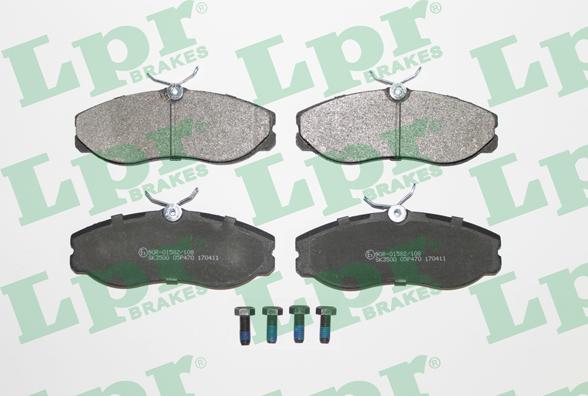 LPR 05P470 - Brake Pad Set, disc brake parts5.com