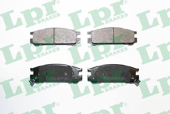 LPR 05P517 - Bremsbelagsatz, Scheibenbremse parts5.com