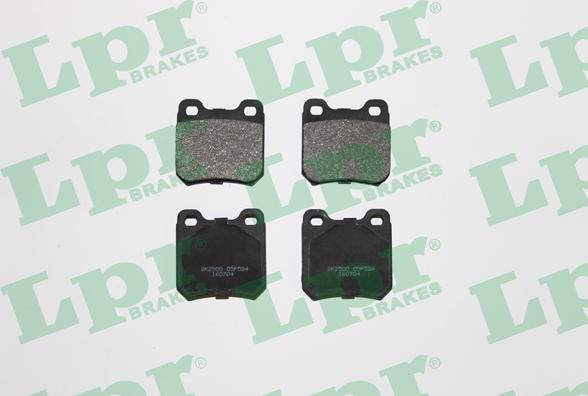 LPR 05P584 - Set placute frana,frana disc parts5.com