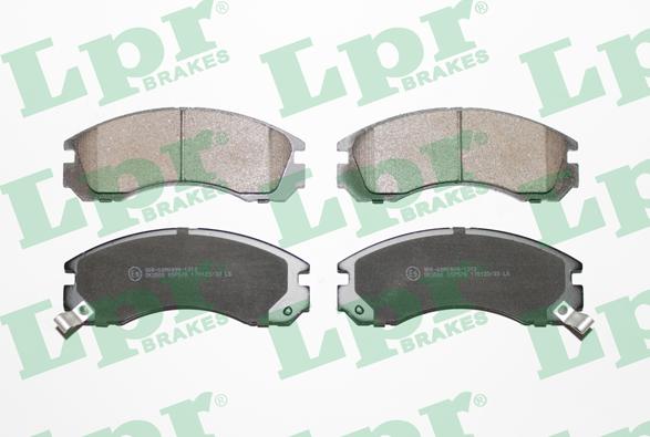 LPR 05P578 - Brake Pad Set, disc brake parts5.com