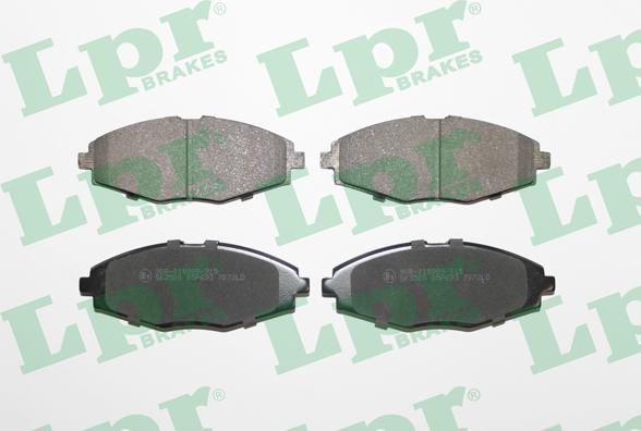 LPR 05P693 - Brake Pad Set, disc brake parts5.com