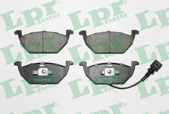 LPR 05P692 - Fékbetétkészlet, tárcsafék parts5.com