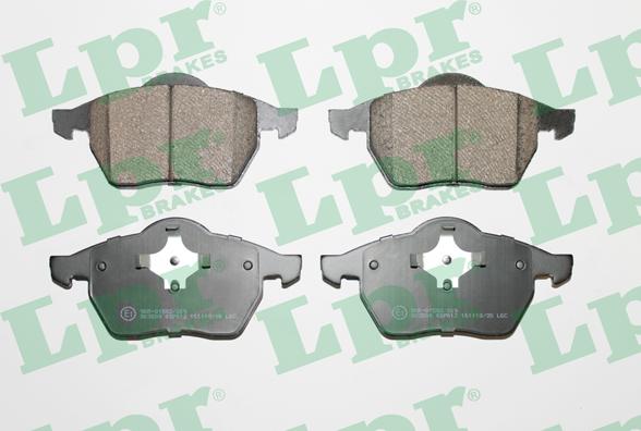 LPR 05P612 - Set placute frana,frana disc parts5.com