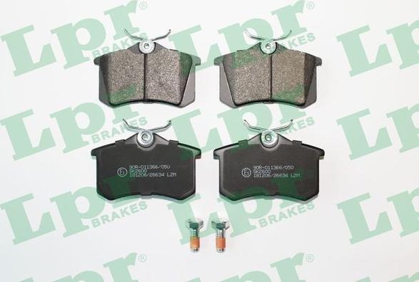 LPR 05P868 - Kit de plaquettes de frein, frein à disque parts5.com