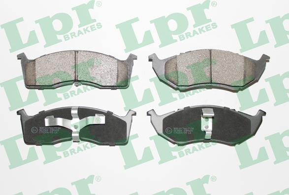 LPR 05P629 - Set placute frana,frana disc parts5.com