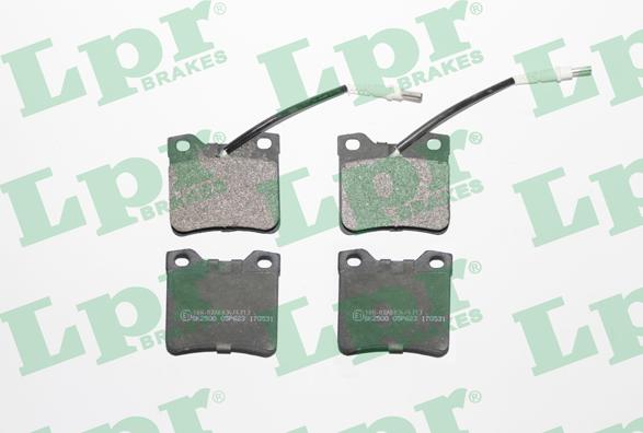 LPR 05P623 - Brake Pad Set, disc brake parts5.com