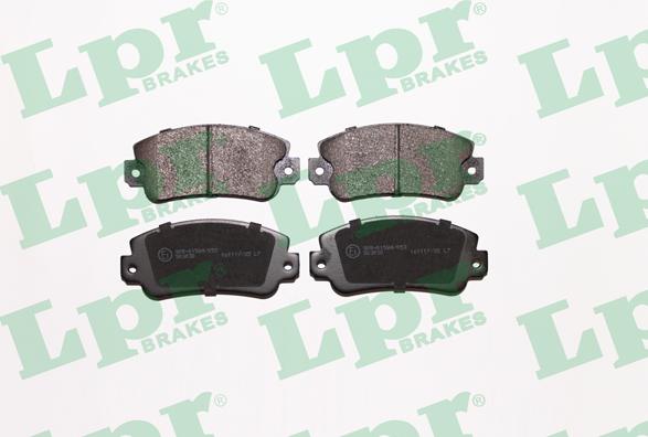 LPR 05P006 - Set placute frana,frana disc parts5.com