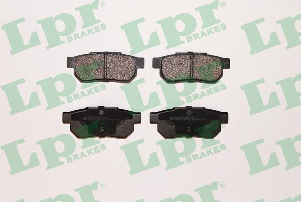 LPR 05P072 - Kit de plaquettes de frein, frein à disque parts5.com