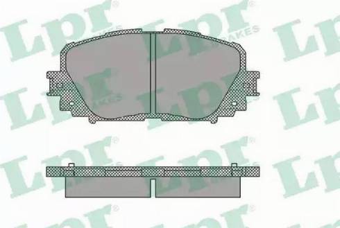 LPR 05P1459 - Комплект спирачно феродо, дискови спирачки parts5.com