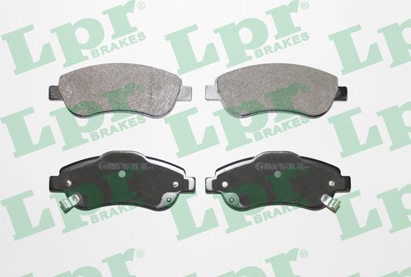 LPR 05P1456 - Brake Pad Set, disc brake parts5.com