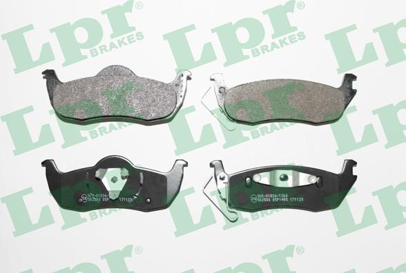 LPR 05P1405 - Brake Pad Set, disc brake parts5.com