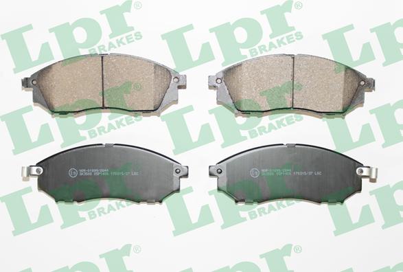 LPR 05P1406 - Brake Pad Set, disc brake parts5.com