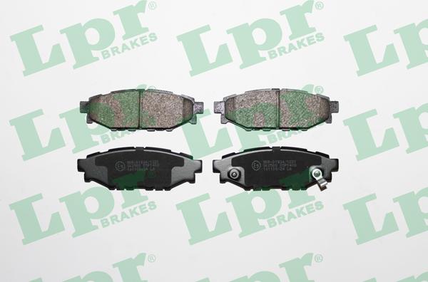 LPR 05P1408 - Kit de plaquettes de frein, frein à disque parts5.com