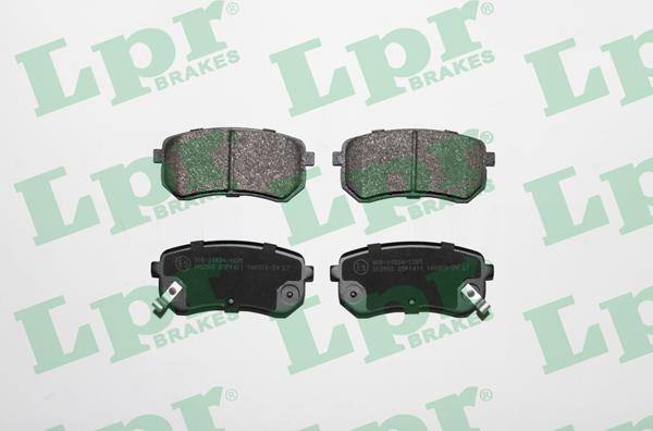 LPR 05P1411 - Brake Pad Set, disc brake parts5.com