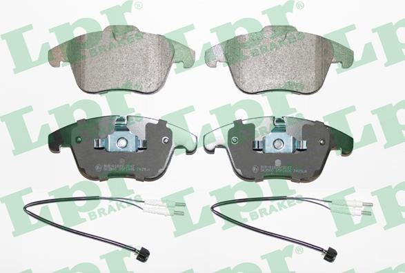 LPR 05P1486A - Set placute frana,frana disc parts5.com