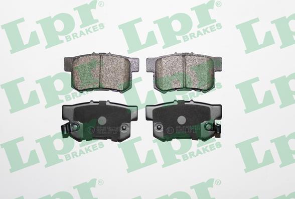 LPR 05P1423 - Тормозные колодки, дисковые, комплект parts5.com