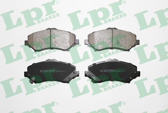 LPR 05P1549 - Brake Pad Set, disc brake parts5.com