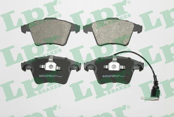 LPR 05P1536 - Brake Pad Set, disc brake parts5.com