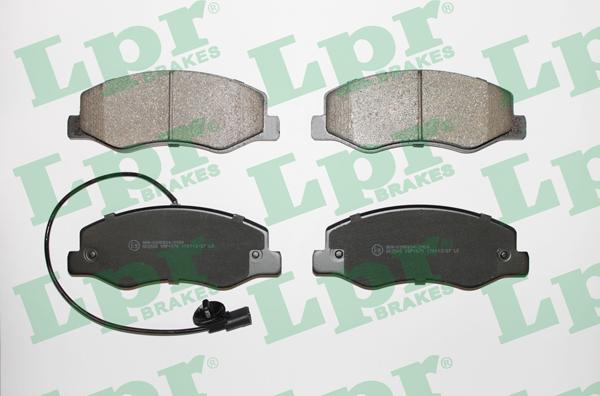 LPR 05P1570 - Brake Pad Set, disc brake parts5.com