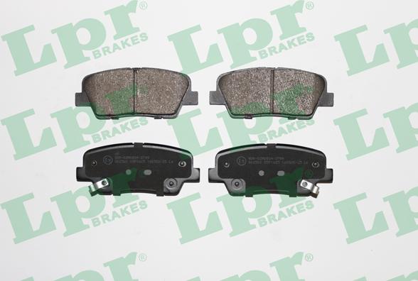 LPR 05P1625 - Set placute frana,frana disc parts5.com