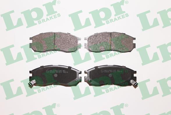 LPR 05P1012 - Bremsbelagsatz, Scheibenbremse parts5.com