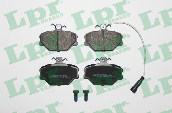 LPR 05P102 - Sada brzdových destiček, kotoučová brzda parts5.com