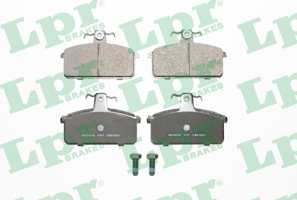 LPR 05P107 - Sada brzdových destiček, kotoučová brzda parts5.com